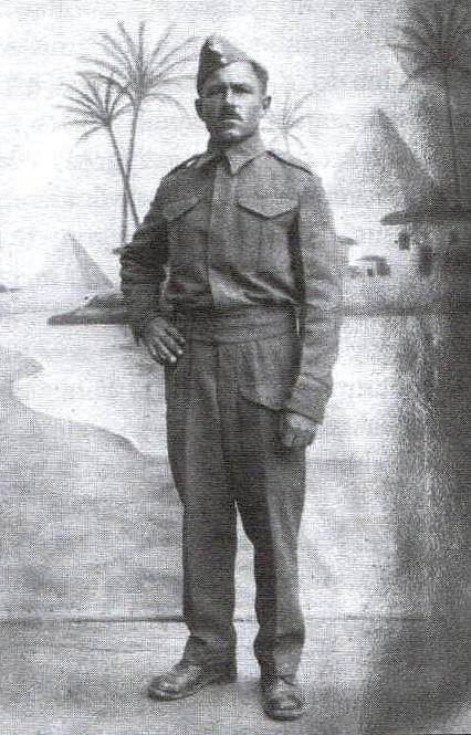 Piotr Gardzina w szeregach Armii Polskiej na Zachodzie 28.III. 1942 r.